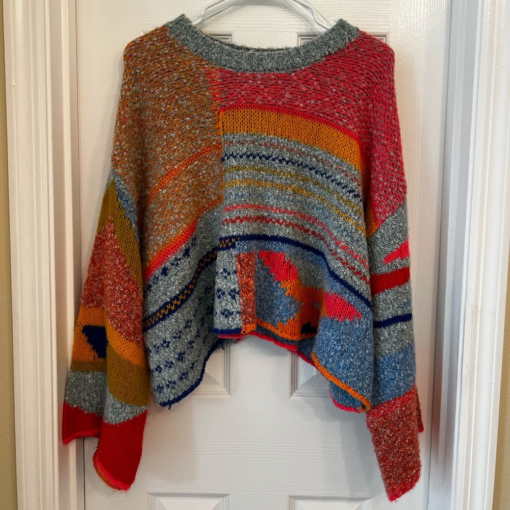 Colorful Patchwork Sweater